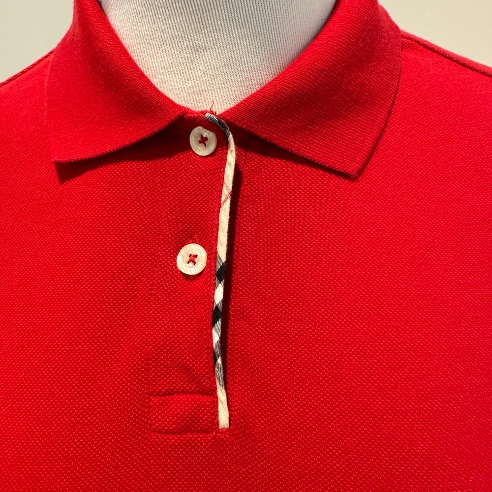 Burberry Red Polo Shirt